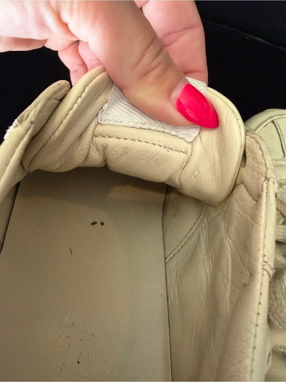 Gucci Cream Leather Platform Sneakers with Red Strawberry Print